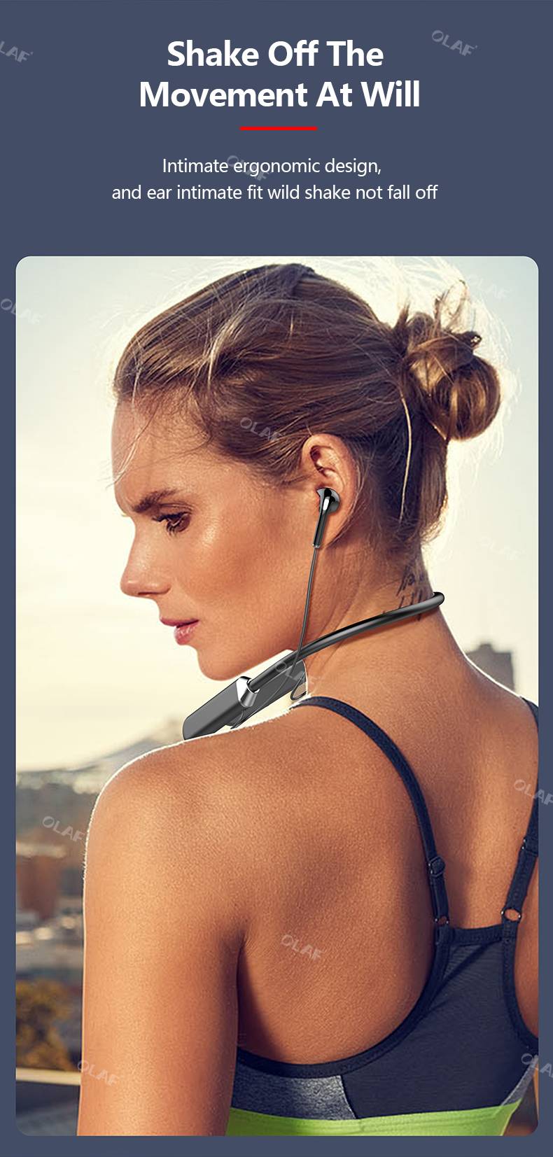 Olaf TWS Magnetic Wireless Headphones Neckband Bluetooth 5.2 Earphone headset Sports Running Waterproof Earbud Wireless with MiC Olaf TWS Magnetic Wireless Headphones Neckband Bluetooth 5.2 Earphone headset Sports Running Waterproof Earbud Wireless with MiC
