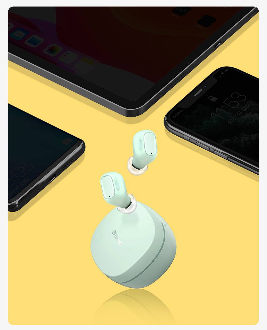 Baseus WM01 TWS Bluetooth Earphones with Microphone Stereo Wireless 5.0 Noise Cancelling Touch Control Gaming Sports Headphones Baseus WM01 TWS Bluetooth Earphones with Microphone Stereo Wireless 5.0 Noise Cancelling Touch Control Gaming Sports Headphones