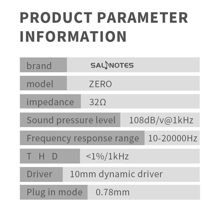 7Hz Salnotes Zero HiFi 10mm Dynamic Driver In Ear Earphone IEM Metal Composite Diaphragm N52 Magnet 7Hz Salnotes Zero HiFi 10mm Dynamic Driver In Ear Earphone IEM Metal Composite Diaphragm N52 Magnet