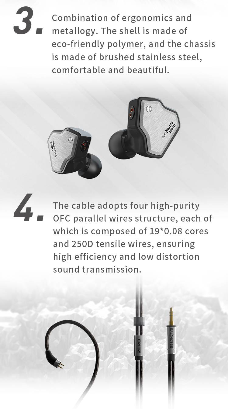 7Hz Salnotes Zero HiFi 10mm Dynamic Driver In Ear Earphone IEM Metal Composite Diaphragm N52 Magnet 7Hz Salnotes Zero HiFi 10mm Dynamic Driver In Ear Earphone IEM Metal Composite Diaphragm N52 Magnet