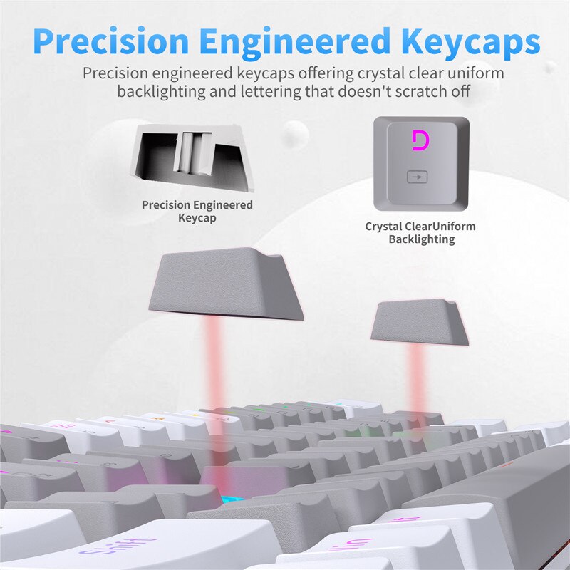 Redragon K616 Pro TKL Wireless RGB Mechanical Keyboard 5.0 BT/2.4 Ghz/Wired Three Modes 60% Bluetooth Keyboard Linear Red Switch Redragon K616 Pro TKL Wireless RGB Mechanical Keyboard 5.0 BT/2.4 Ghz/Wired Three Modes 60% Bluetooth Keyboard Linear Red Switch