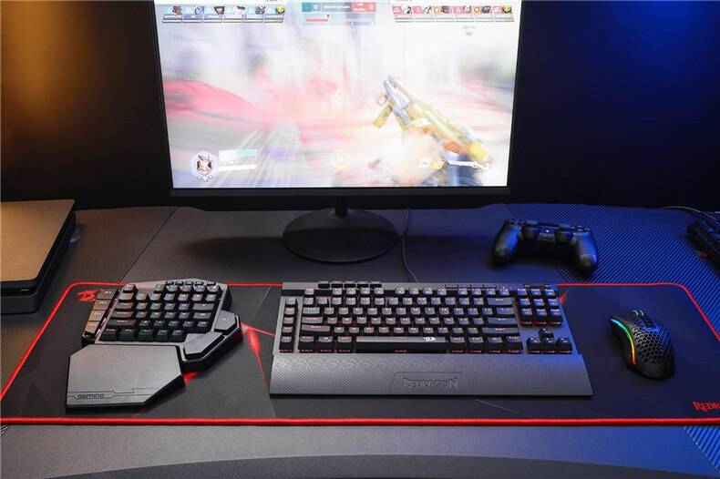 Redragon K585 DITI Wireless One-Handed Mechanical Keyboard 42 Keys 2.4Ghz RGB Gaming Keypad Detachable Wrist Support for PC Game Redragon K585 DITI Wireless One-Handed Mechanical Keyboard 42 Keys 2.4Ghz RGB Gaming Keypad Detachable Wrist Support for PC Game