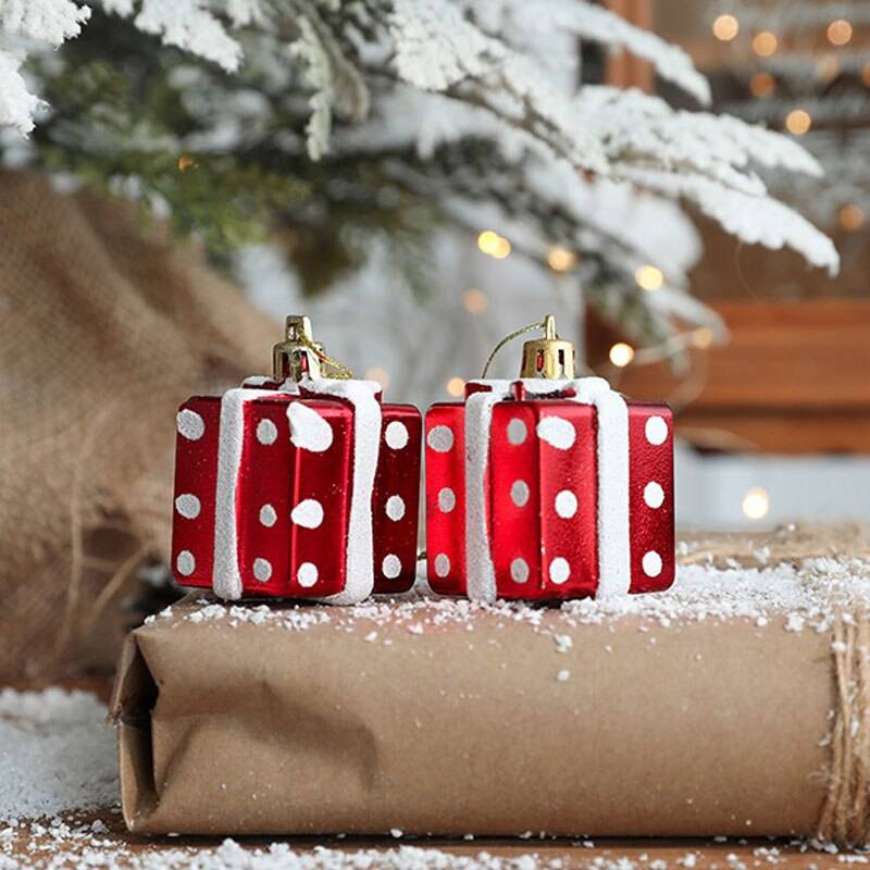 2pcs Christmas Tree Ornaments Decorations Hanging Pendant Christmas Home Decorations Xmas Gift Natale Navidad Noel Decor 2021 2pcs Christmas Tree Ornaments Decorations Hanging Pendant Christmas Home Decorations Xmas Gift Natale Navidad Noel Decor 2021