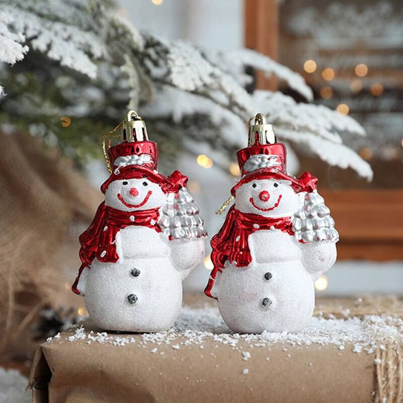 2pcs Christmas Tree Ornaments Decorations Hanging Pendant Christmas Home Decorations Xmas Gift Natale Navidad Noel Decor 2021 2pcs Christmas Tree Ornaments Decorations Hanging Pendant Christmas Home Decorations Xmas Gift Natale Navidad Noel Decor 2021