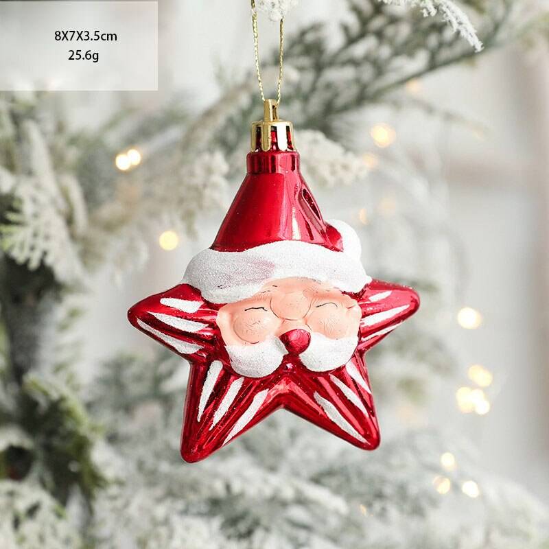 2pcs Christmas Tree Ornaments Decorations Hanging Pendant Christmas Home Decorations Xmas Gift Natale Navidad Noel Decor 2021 2pcs Christmas Tree Ornaments Decorations Hanging Pendant Christmas Home Decorations Xmas Gift Natale Navidad Noel Decor 2021