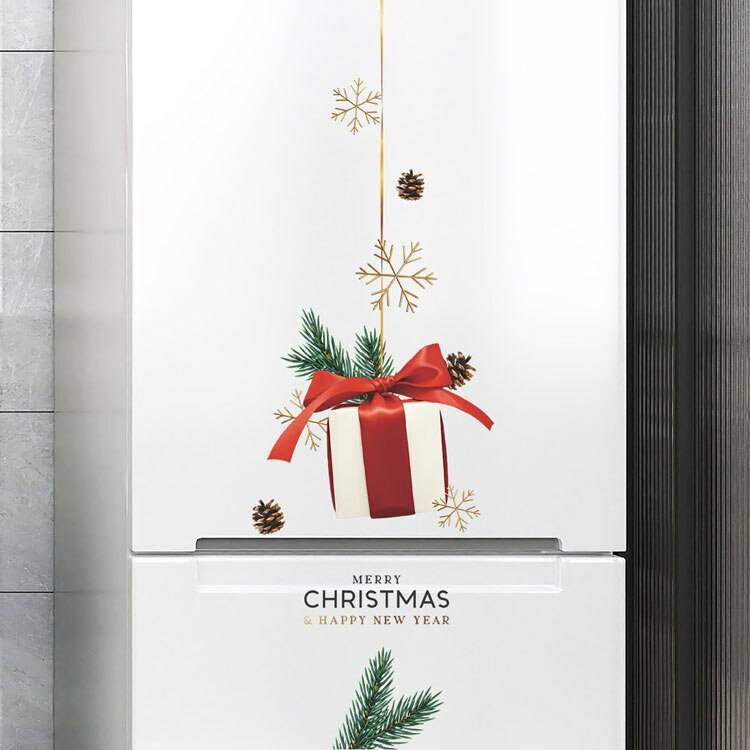 Christmas Gift Pattern Wall Stickers Christmas Festival Decoration Wallpaper Home Decor New Year Decals Glass Window Door Poster Christmas Gift Pattern Wall Stickers Christmas Festival Decoration Wallpaper Home Decor New Year Decals Glass Window Door Poster