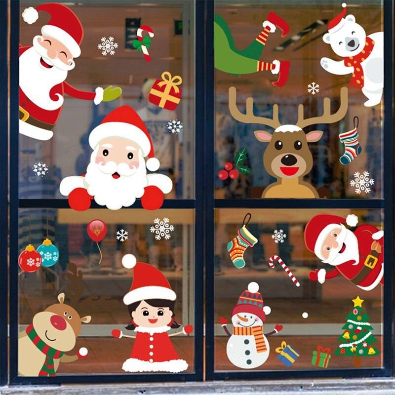 Christmas Window Sticker Merry Christmas Decorations For Home 2022 Cristmas Ornament Xmas Navidad Natal Gifts New Year 2023 Christmas Window Sticker Merry Christmas Decorations For Home 2022 Cristmas Ornament Xmas Navidad Natal Gifts New Year 2023
