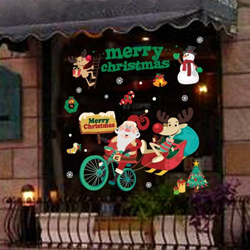 Christmas Window Sticker Merry Christmas Decorations For Home 2022 Cristmas Ornament Xmas Navidad Natal Gifts New Year 2023 Christmas Window Sticker Merry Christmas Decorations For Home 2022 Cristmas Ornament Xmas Navidad Natal Gifts New Year 2023
