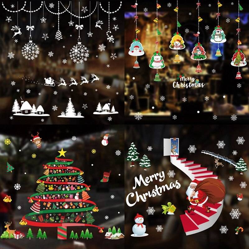 Christmas Window Sticker Merry Christmas Decorations For Home 2022 Cristmas Ornament Xmas Navidad Natal Gifts New Year 2023 Christmas Window Sticker Merry Christmas Decorations For Home 2022 Cristmas Ornament Xmas Navidad Natal Gifts New Year 2023