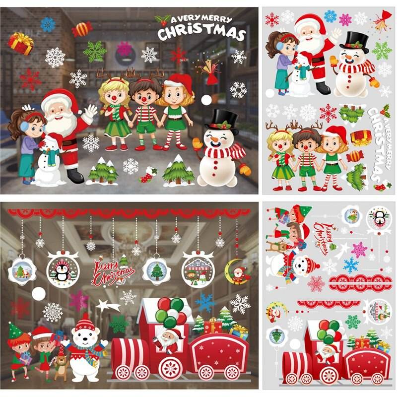 Christmas Window Sticker Merry Christmas Decorations For Home 2022 Cristmas Ornament Xmas Navidad Natal Gifts New Year 2023 Christmas Window Sticker Merry Christmas Decorations For Home 2022 Cristmas Ornament Xmas Navidad Natal Gifts New Year 2023