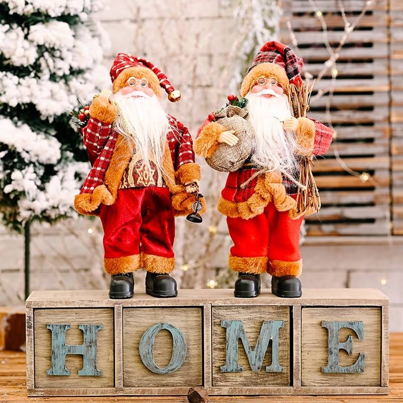 FENGRISE Santa Claus Doll 2022 Christmas Tree Ornament Merry Christmas Decorations For Home Navidad Natal Gifts New Year 2023 FENGRISE Santa Claus Doll 2022 Christmas Tree Ornament Merry Christmas Decorations For Home Navidad Natal Gifts New Year 2023
