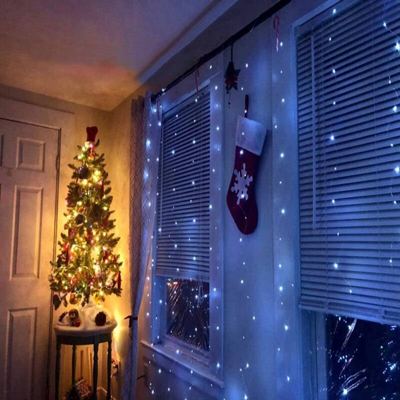 Garland Curtain String Light Merry Christmas Decorations For Home 2022 Christmas Ornament Xmas Navidad Gift New Year 2023 Garland Curtain String Light Merry Christmas Decorations For Home 2022 Christmas Ornament Xmas Navidad Gift New Year 2023